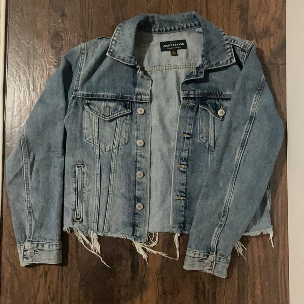 Lucky women’s denim jacket medium
